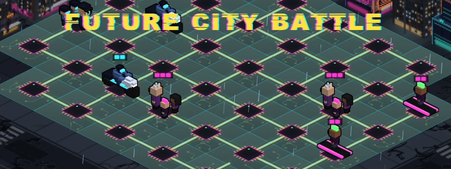 Showdown: Future City Battle - play the board game, cops against neon gangs
